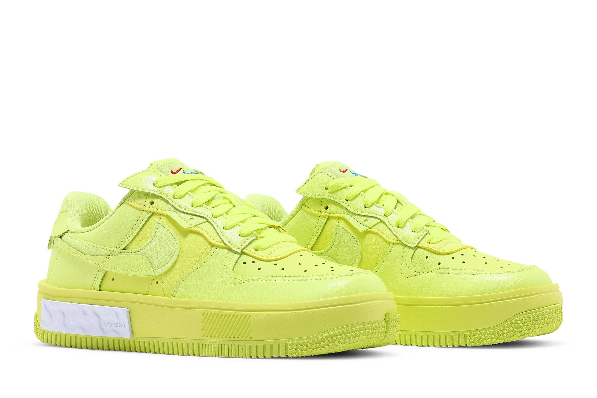 neon yellow nike air force 1