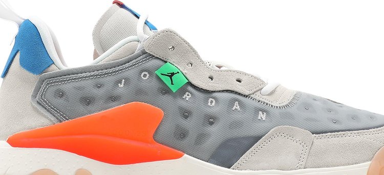 Jordan Delta 2 Light Smoke Grey Total Orange