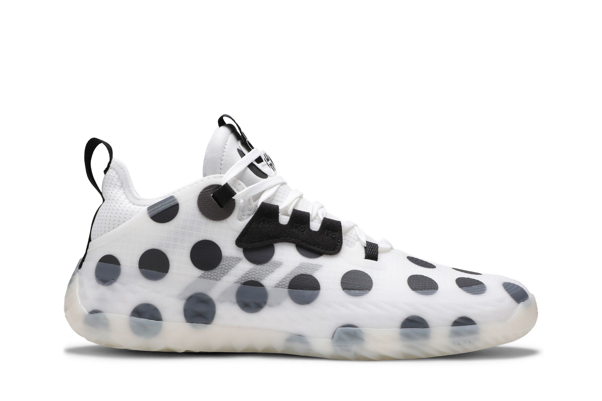Adidas black and white polka best sale dot shoes