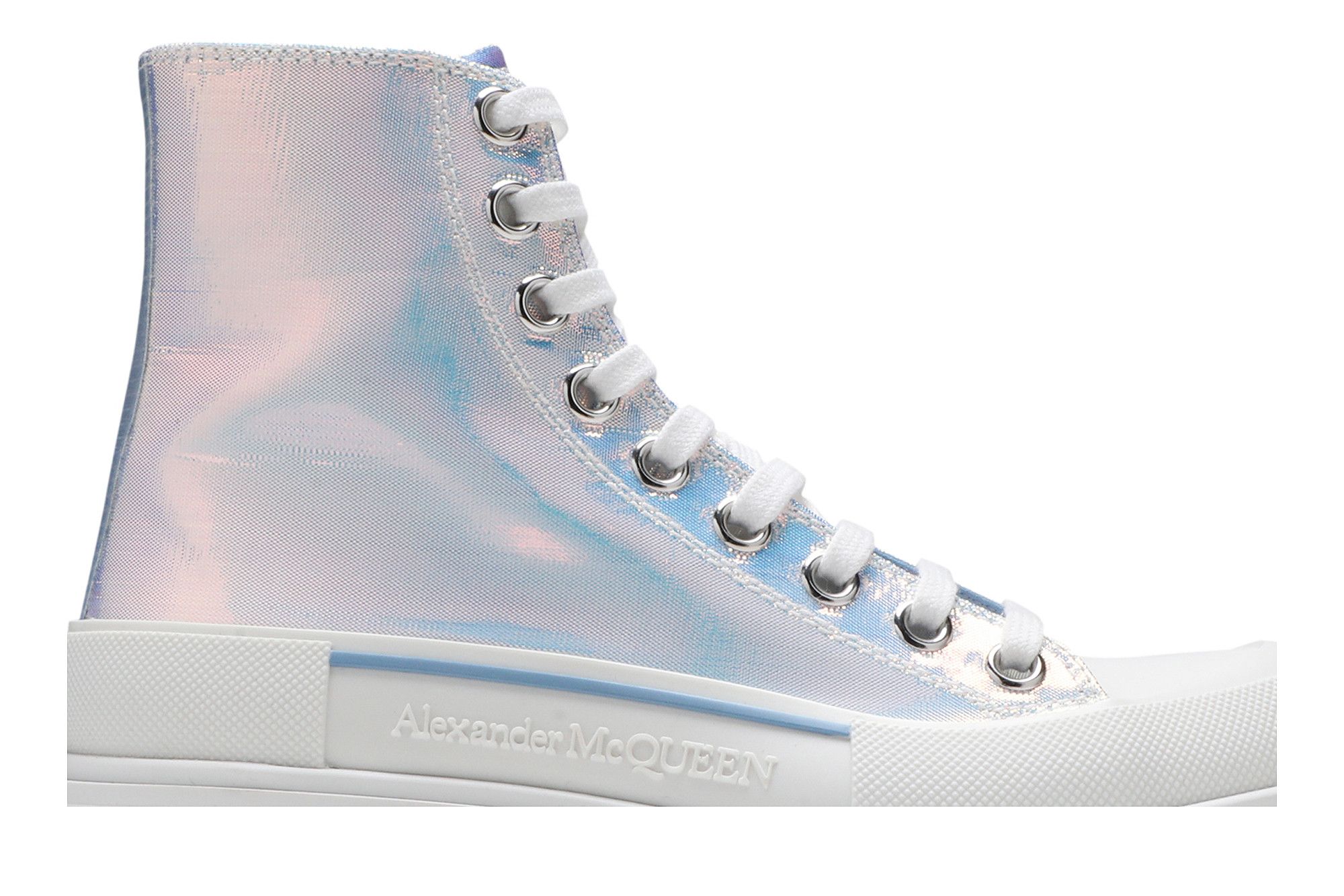 Buy Alexander McQueen Wmns Tread Slick Boots 'Iridescent Buy Alexander McQueen Wmns Tread Slick Boots 'Iridescent
