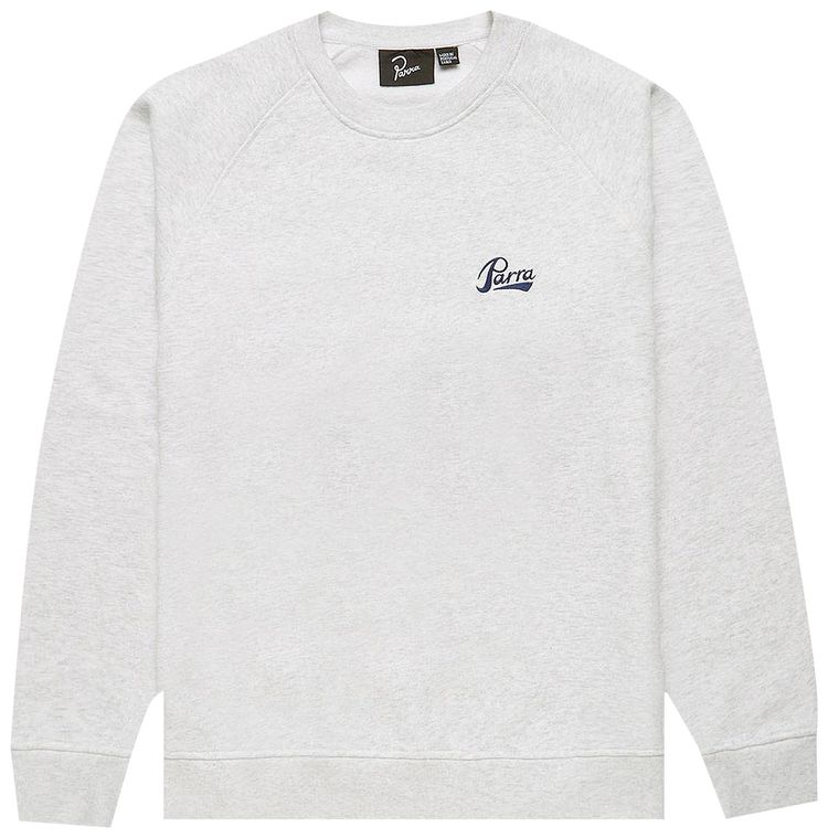 Parra Basket Horse Crew Neck Sweatshirt Ash Grey