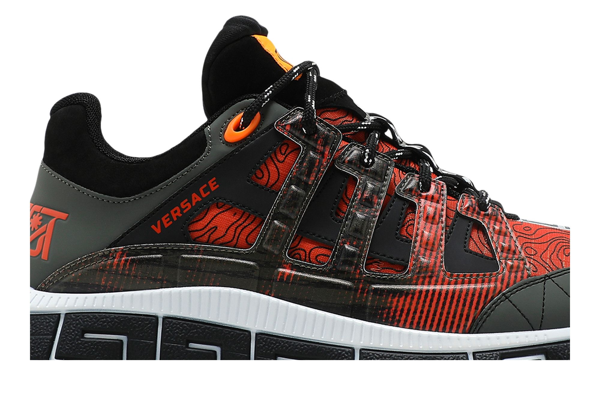 Orange versace shoes discount