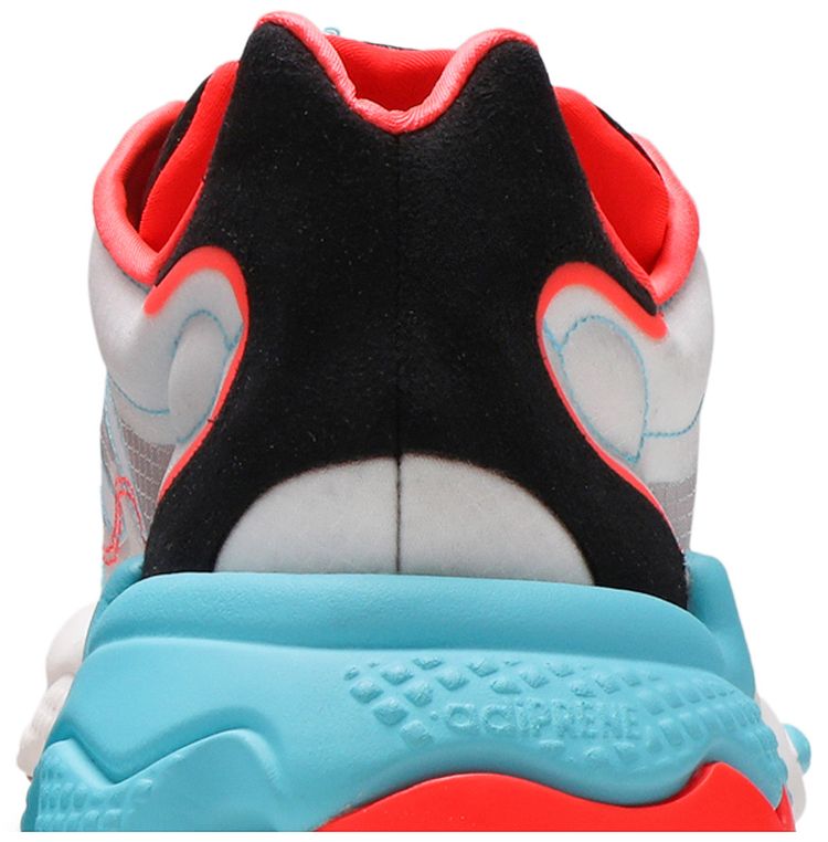 Adidas Ozweego Pure Bright Cyan Solar Red