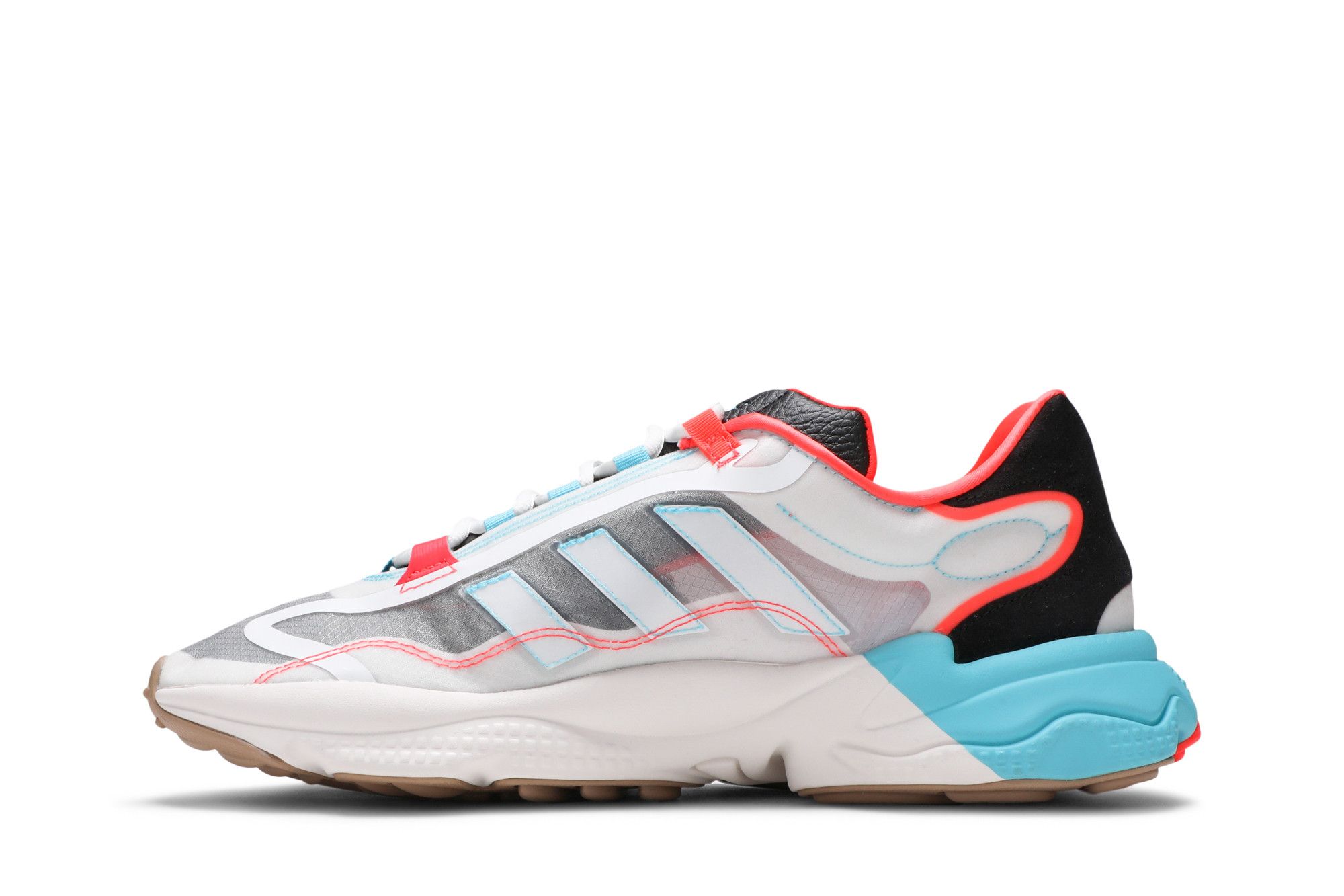 Buy Adidas Ozweego Pure 'Bright Cyan Solar Red' - G57953 | GOAT