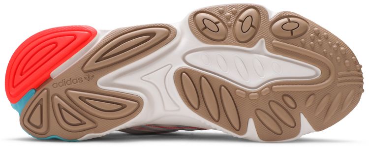 Adidas Ozweego Pure Bright Cyan Solar Red