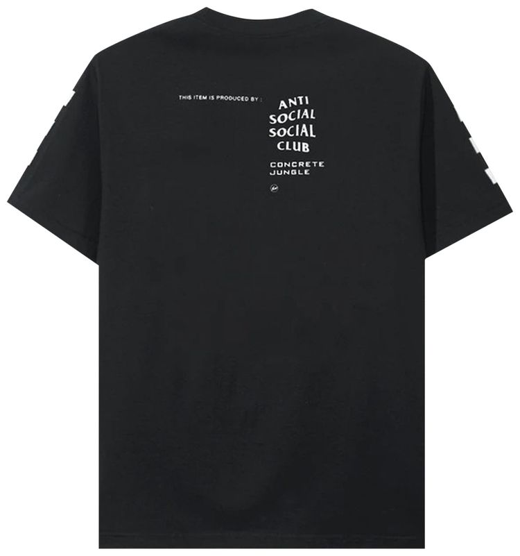 Anti Social Social Club Concrete Jungle Racing Team Tee Black