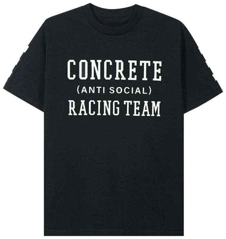 Anti Social Social Club Concrete Jungle Racing Team Tee Black