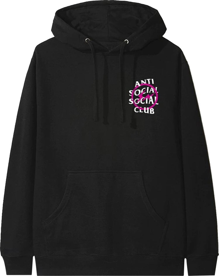 Anti Social Social Club x Fragment Bolt Hoodie 'Pink'