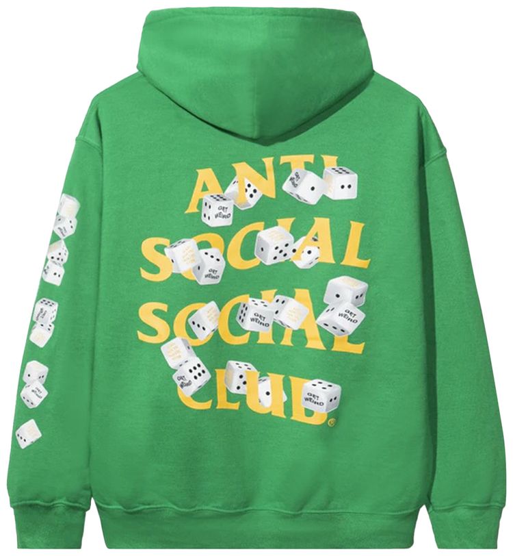Anti Social Social Club Take Me Home Hoodie Green