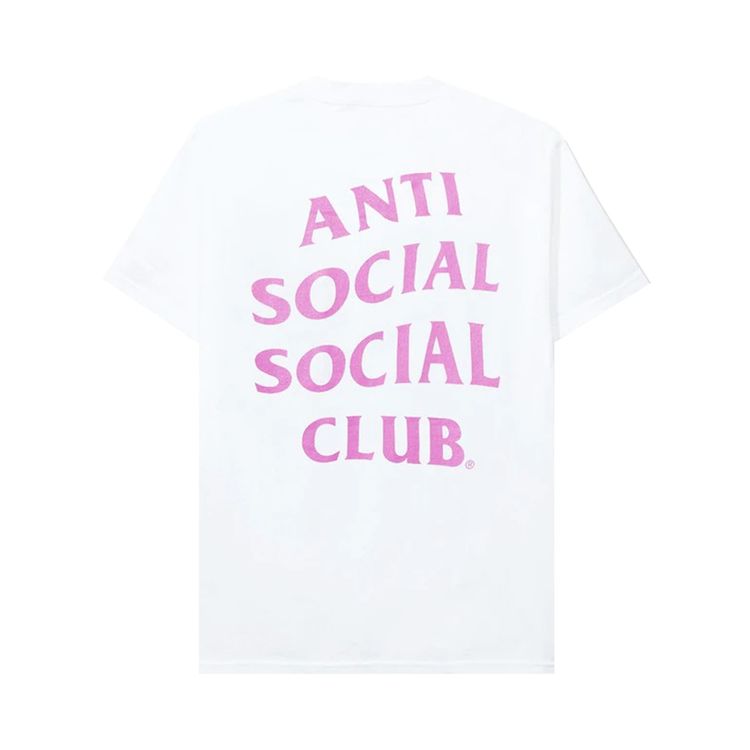 Anti Social Social Club Read Receipts Tee White
