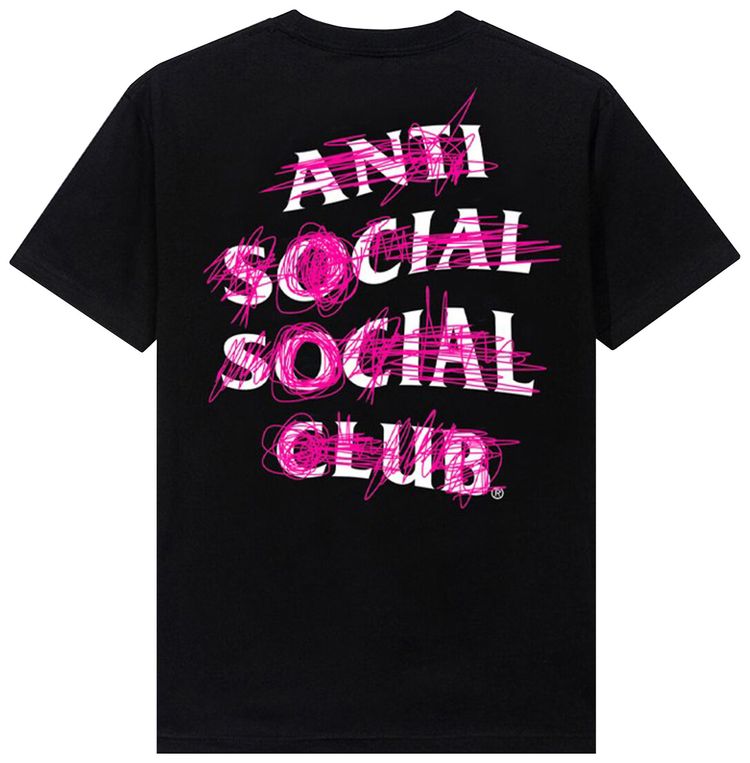 Anti Social Social Club Never Mind Tee Black