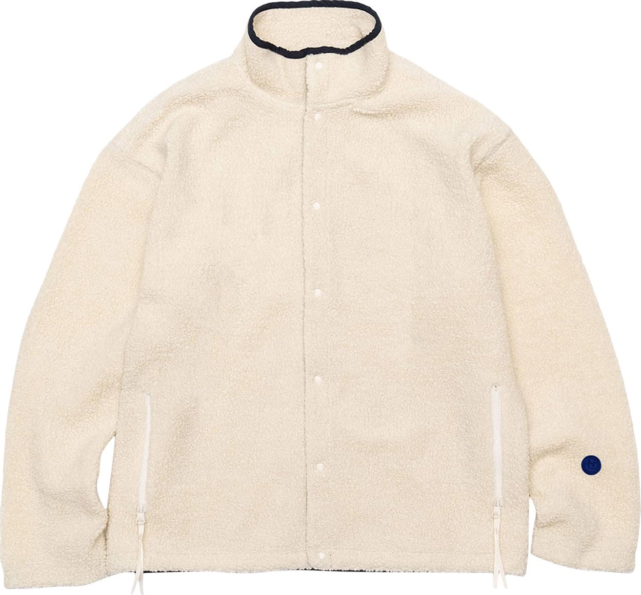 Buy nanamica Fleece Jacket 'Natural' - SUHF195 NATU | GOAT AU