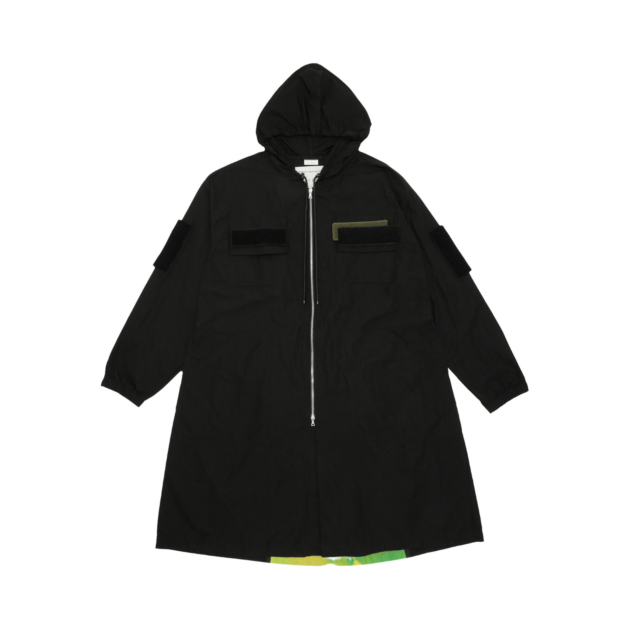 Buy Dries Van Noten Vortez Patch Jacket 'Black' - 211 20519