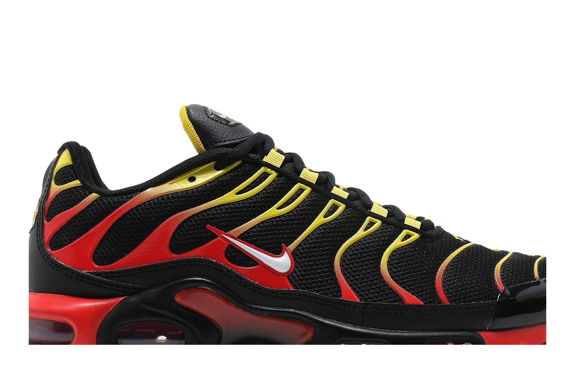 Nike air max plus black red green yellow discount