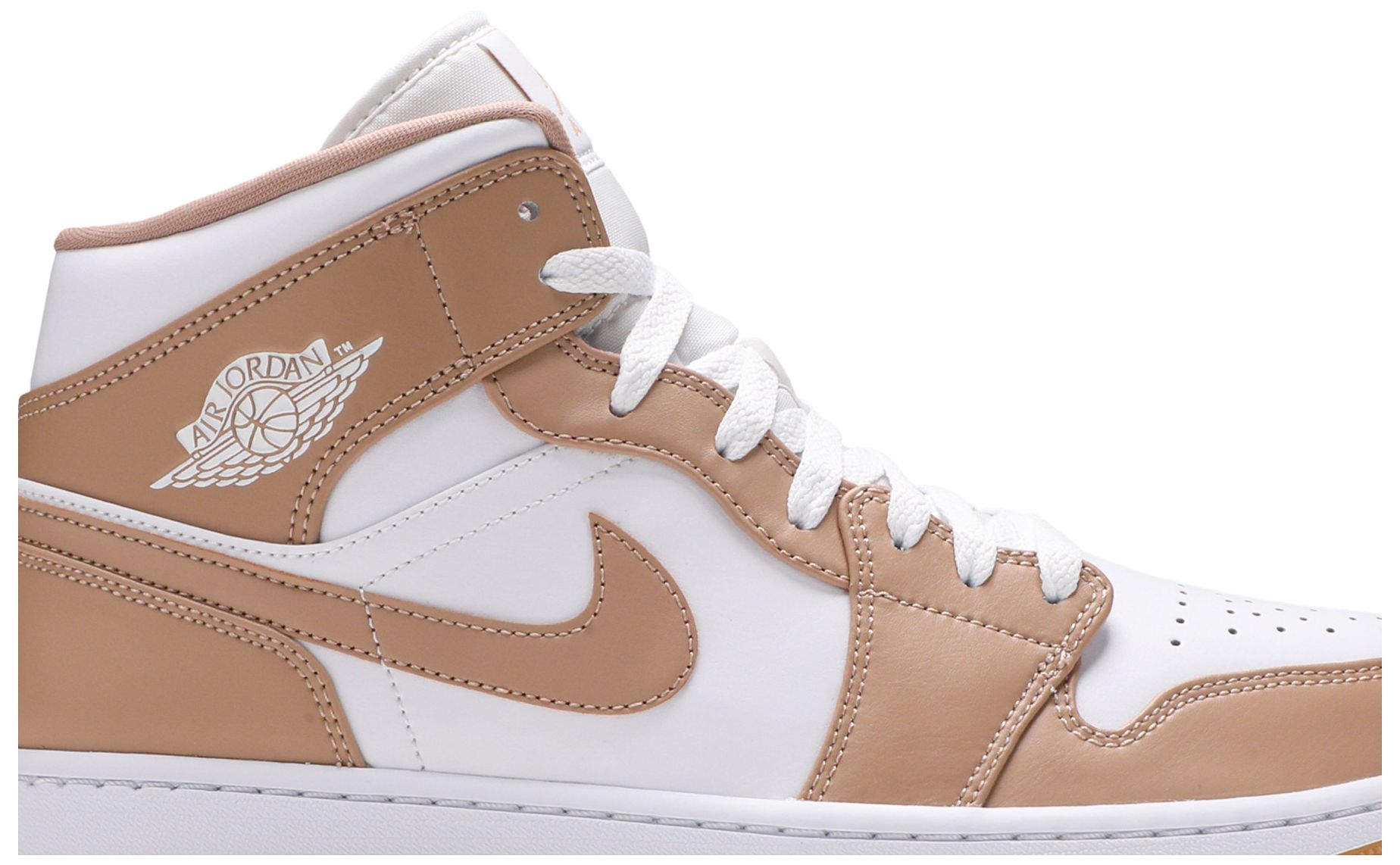 aj 1 mid tan gum