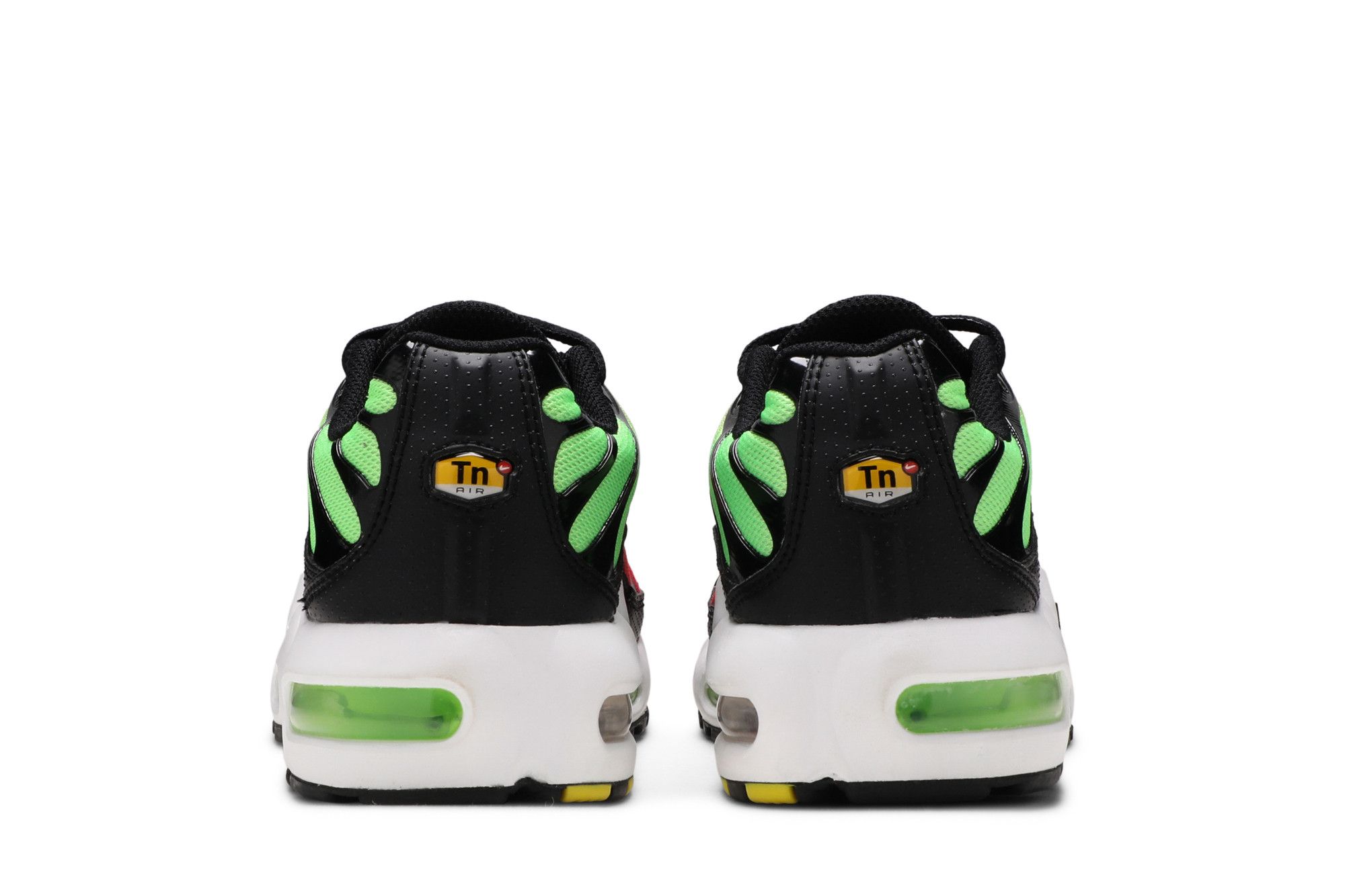 Size 3.5 Air Max Plus GS Green Strike Flash Crimson