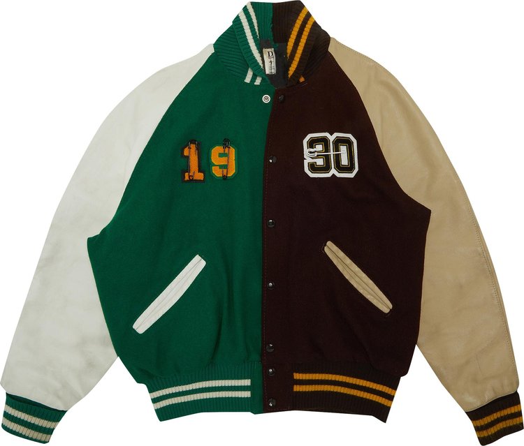 Vintage Nike Custom Letterman's Jacket 'Multicolor'