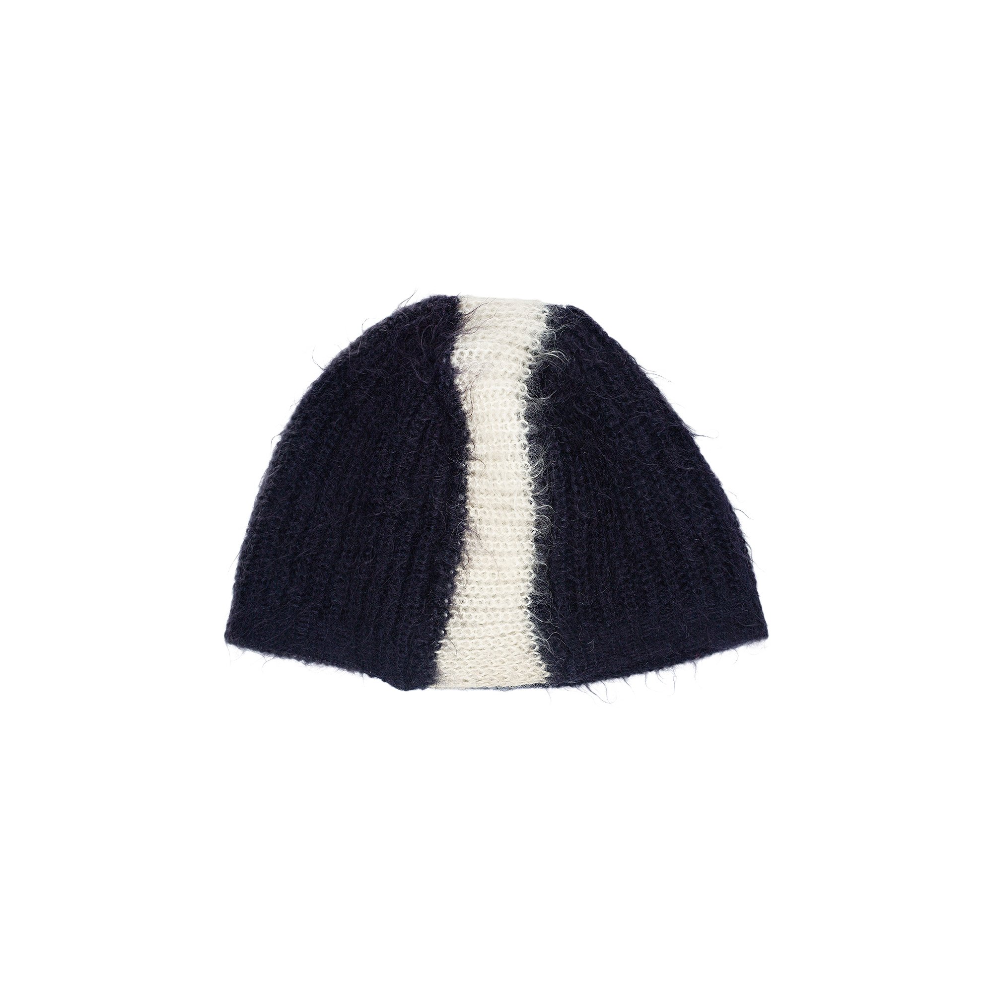 Pre-Owned Prada Vintage Mohair Beanie 'Black/Cream' | GOAT