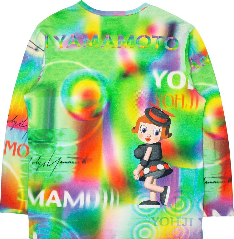 Vintage Yohji Yamamoto Pour Homme Saeko Tsuemura LSD Shirt Multicolor