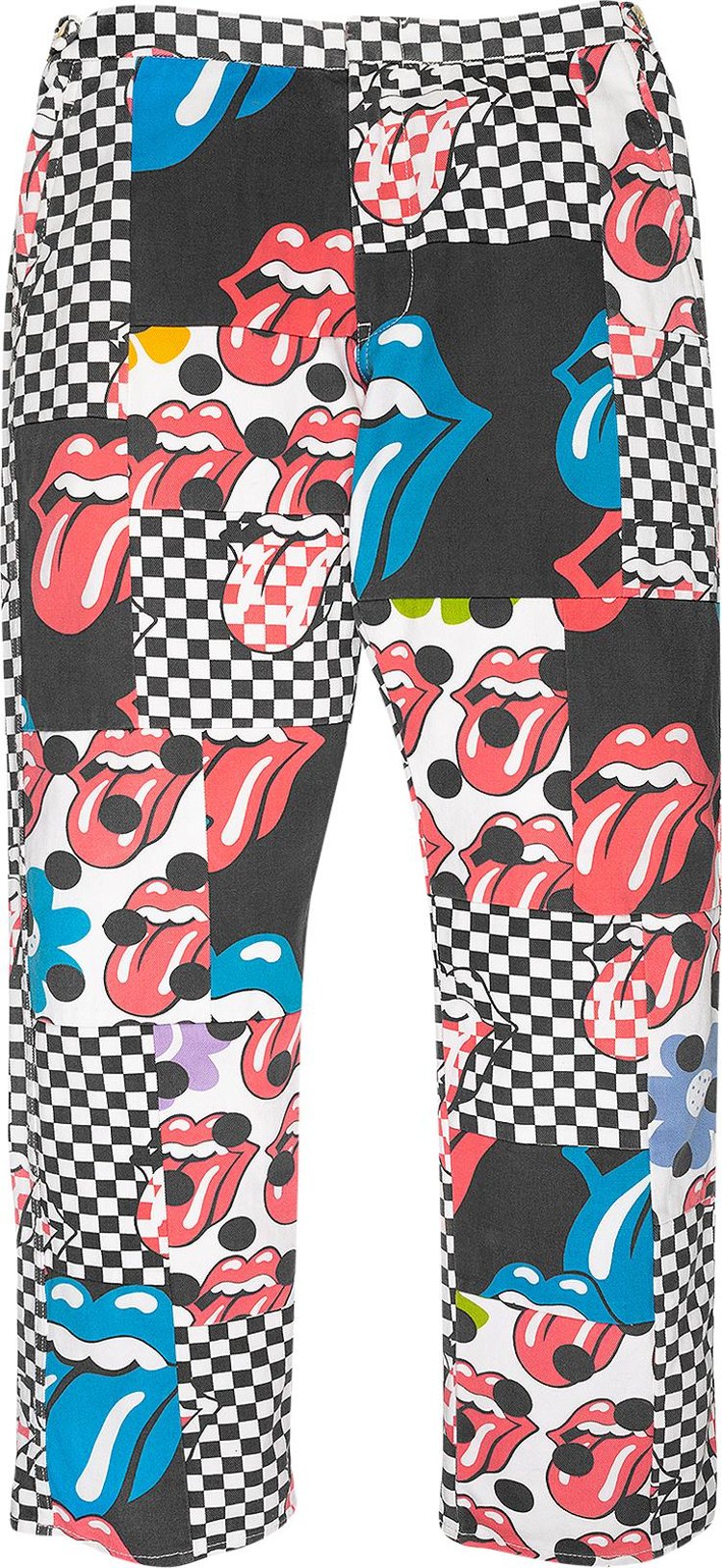 Vintage Comme des Gar√ßons Homme Plus Rolling Stones Pants 'Multicolor'