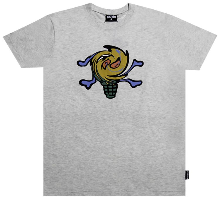 Icecream Soft Serve Tee Light Heather Grey
