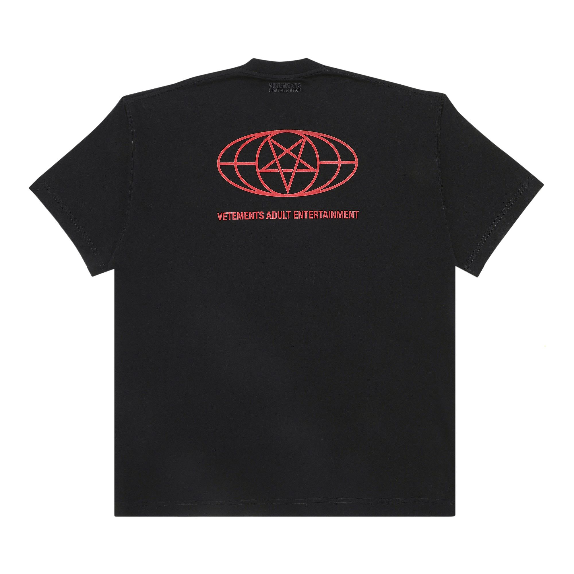 Buy Vetements 18+ Restricted T-Shirt 'Black' - UA52TR390B BLAC | GOAT