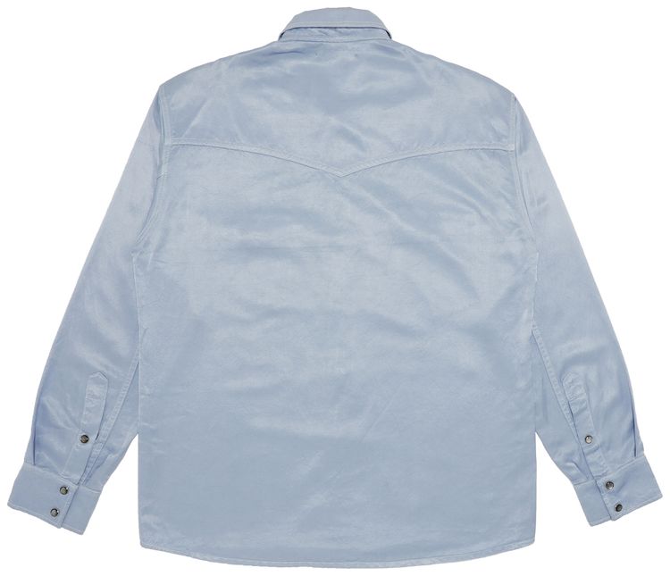 Our Legacy Satin Shirt Blue