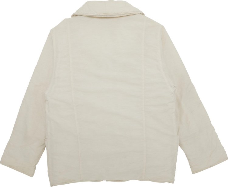 Lacoste Toggle Puffer Jacket White