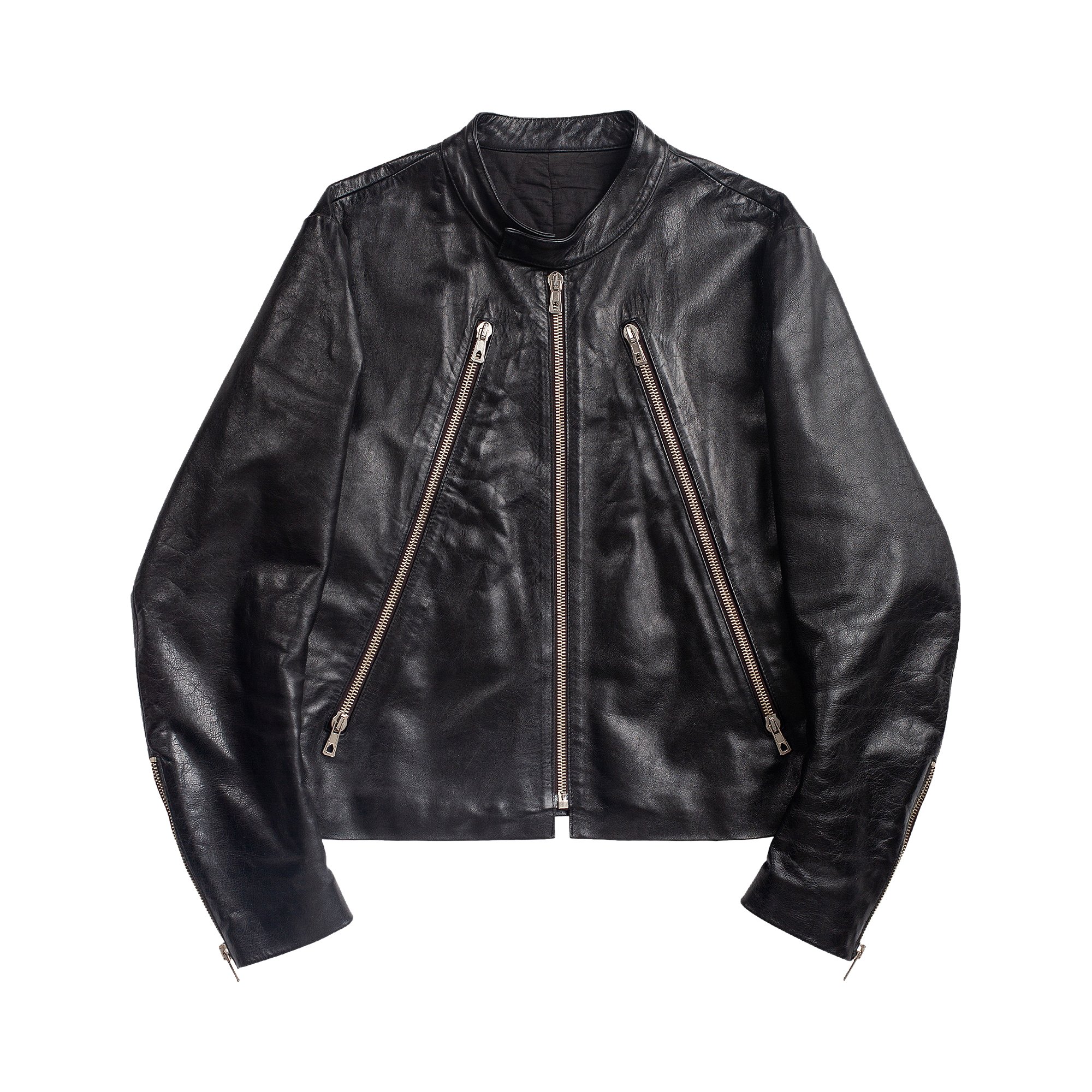 Pre-Owned Maison Margiela Vintage Original 5 Zip Leather Jacket 