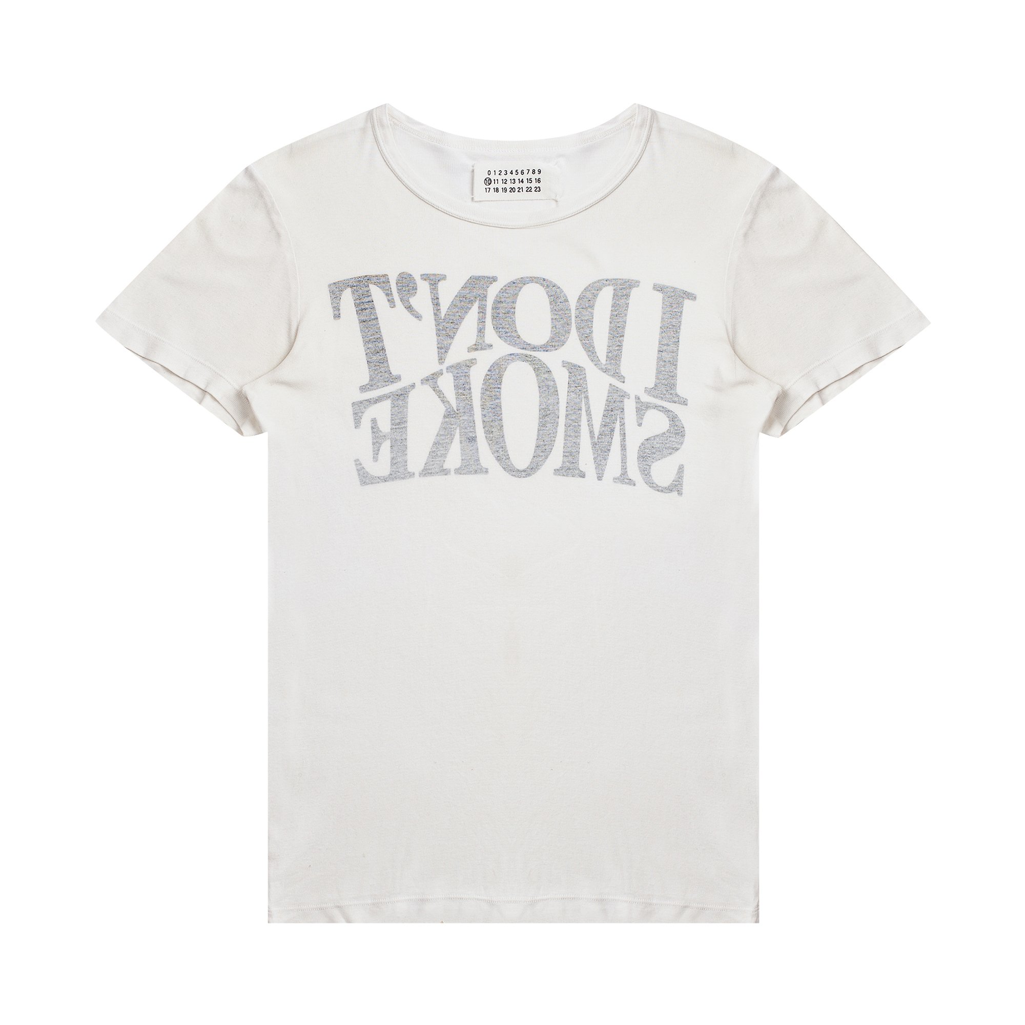 Buy Vintage Maison Margiela I Don't Smoke Tee 'White' - 0063