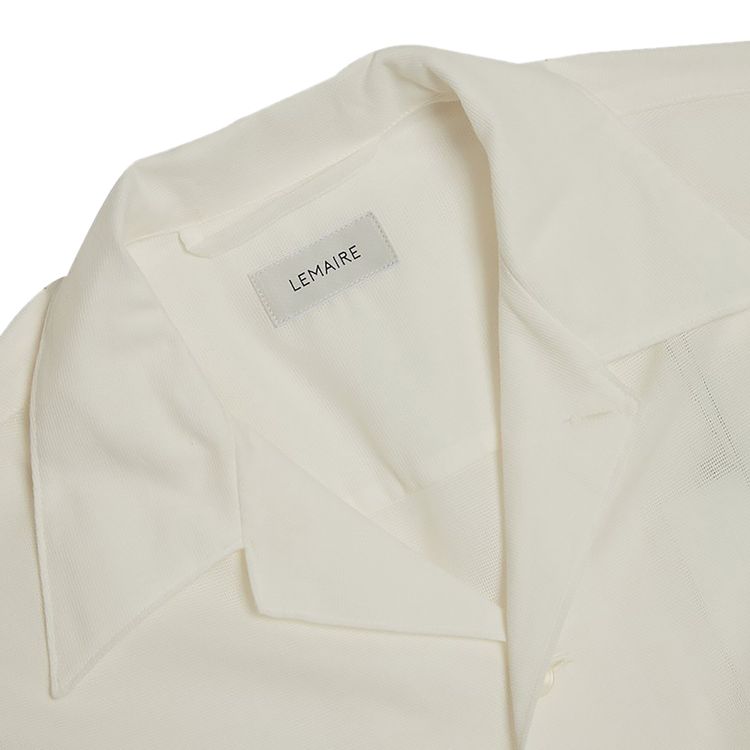 Lemaire Short Sleeve Shirt White
