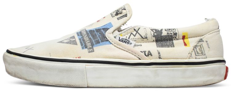 Raf Simons x Colette x Vans Comme des Garcons Consumed Classic Slip On LX