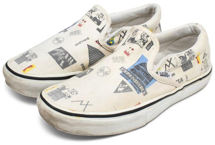 Raf Simons x Colette x Vans Comme des Garcons Consumed Classic Slip On LX