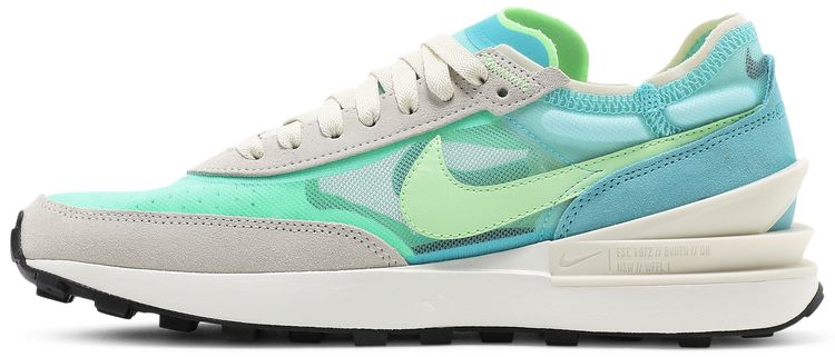 Nike Wmns Waffle One Bleached Aqua Lime Glow