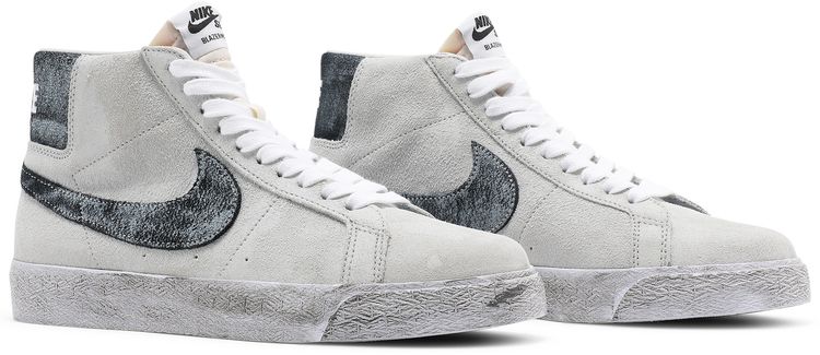 Nike Zoom Blazer Mid Premium SB Faded Pack   Grey Fog Black