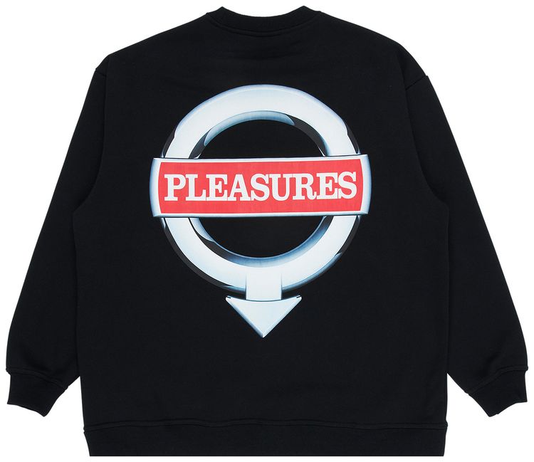 Pleasures Language Crewneck Black