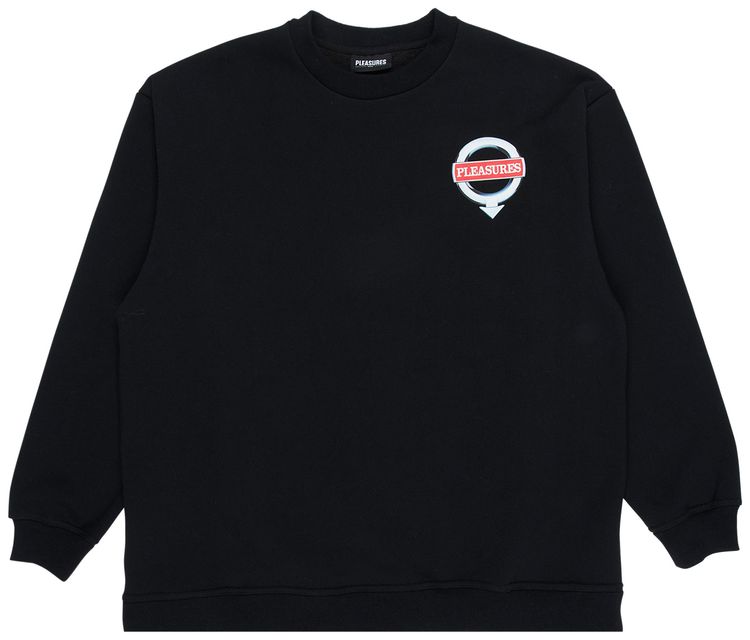 Pleasures Language Crewneck Black