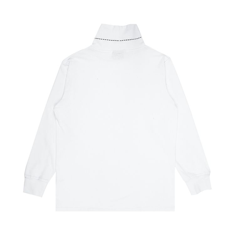 Pleasures Cut Here Turtleneck White