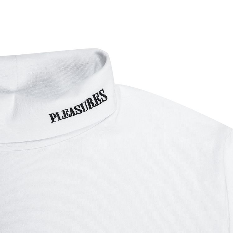 Pleasures Cut Here Turtleneck White