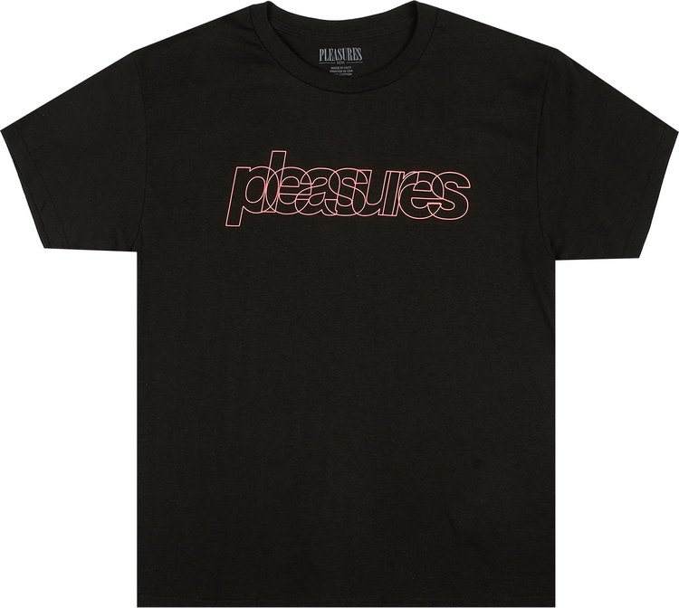 Buy Pleasures Flight T-Shirt 'Black' - P21F045 BLAC | GOAT