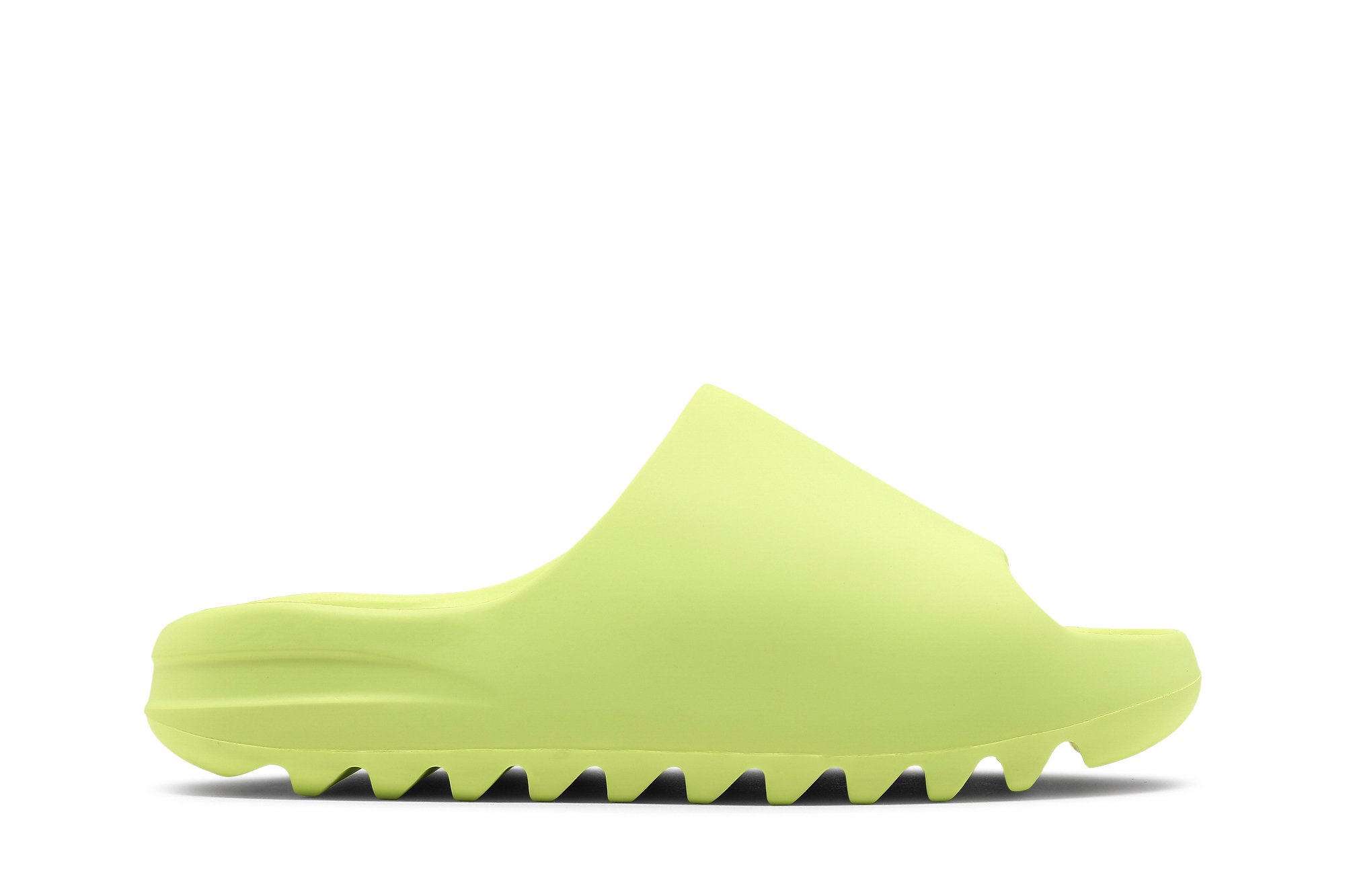 Buy Yeezy Slides 'Glow Green' - GX6138 - Green | GOAT