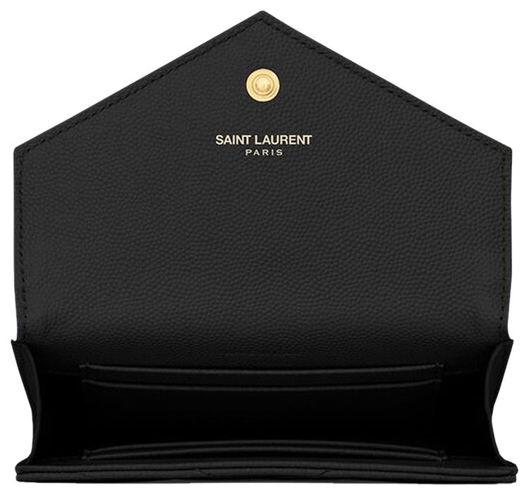 Saint Laurent Monogram Compact Wallet Nero