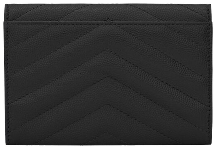Saint Laurent Monogram Compact Wallet Nero