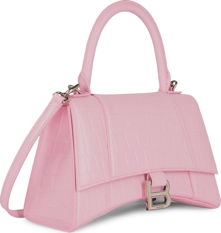 Balenciaga Small Hourglass Top Handle Bag 'Powder Pink'