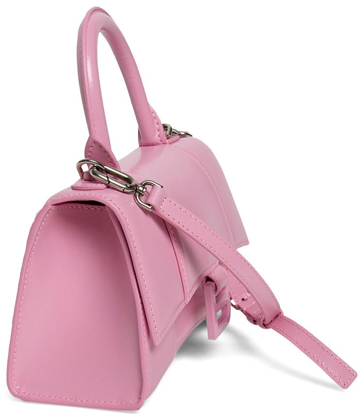 Balenciaga XS Hourglass Top Handle Bag Candy Pink