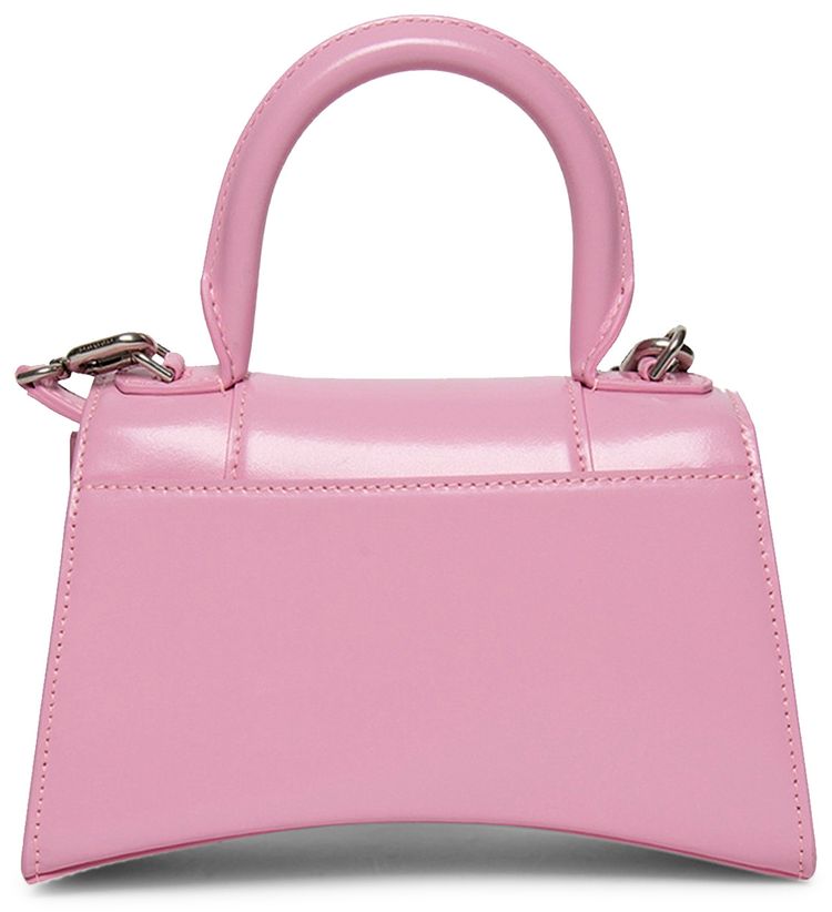 Balenciaga XS Hourglass Top Handle Bag Candy Pink
