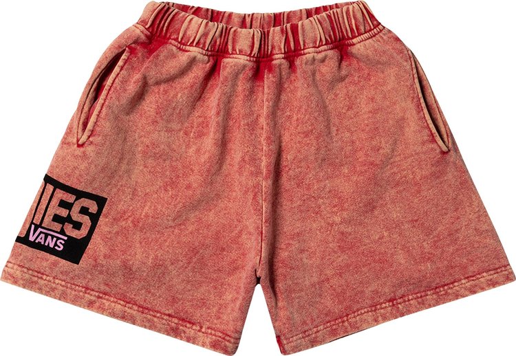 Aries x Vans Vault Fleece Shorts 'Red'