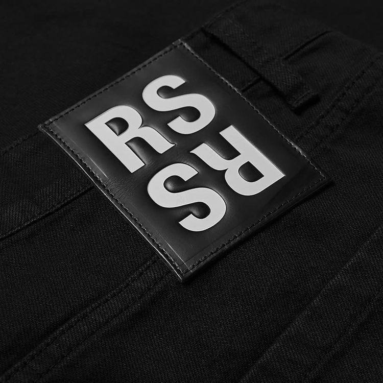 Raf Simons Slim Fit Denim Pants Black