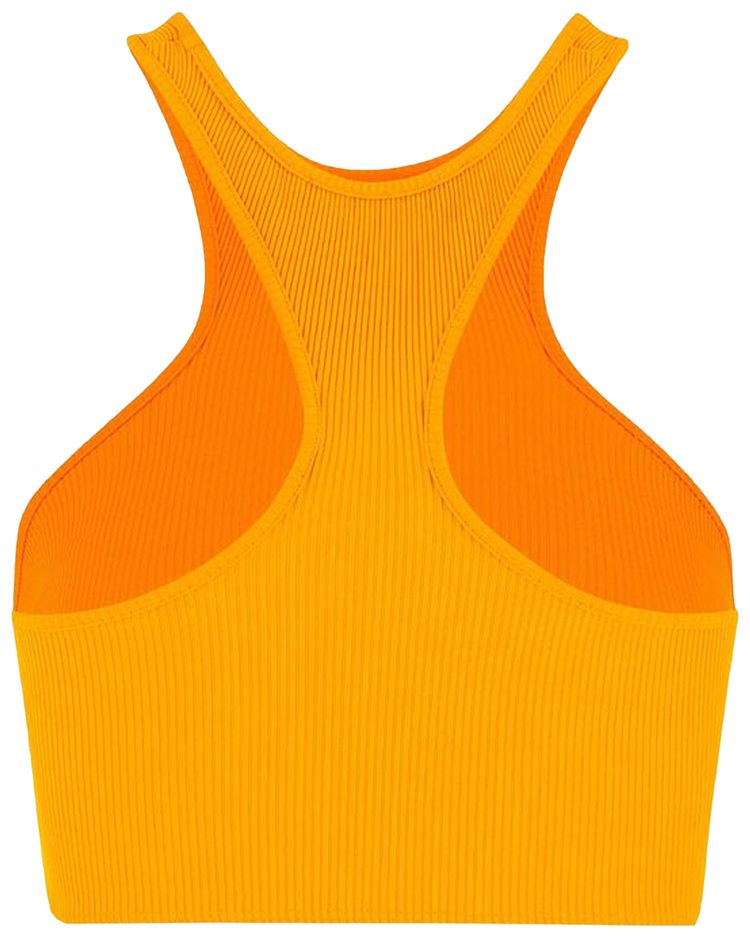 Off White Basic Lux Rib Rowing Top OrangeBlack