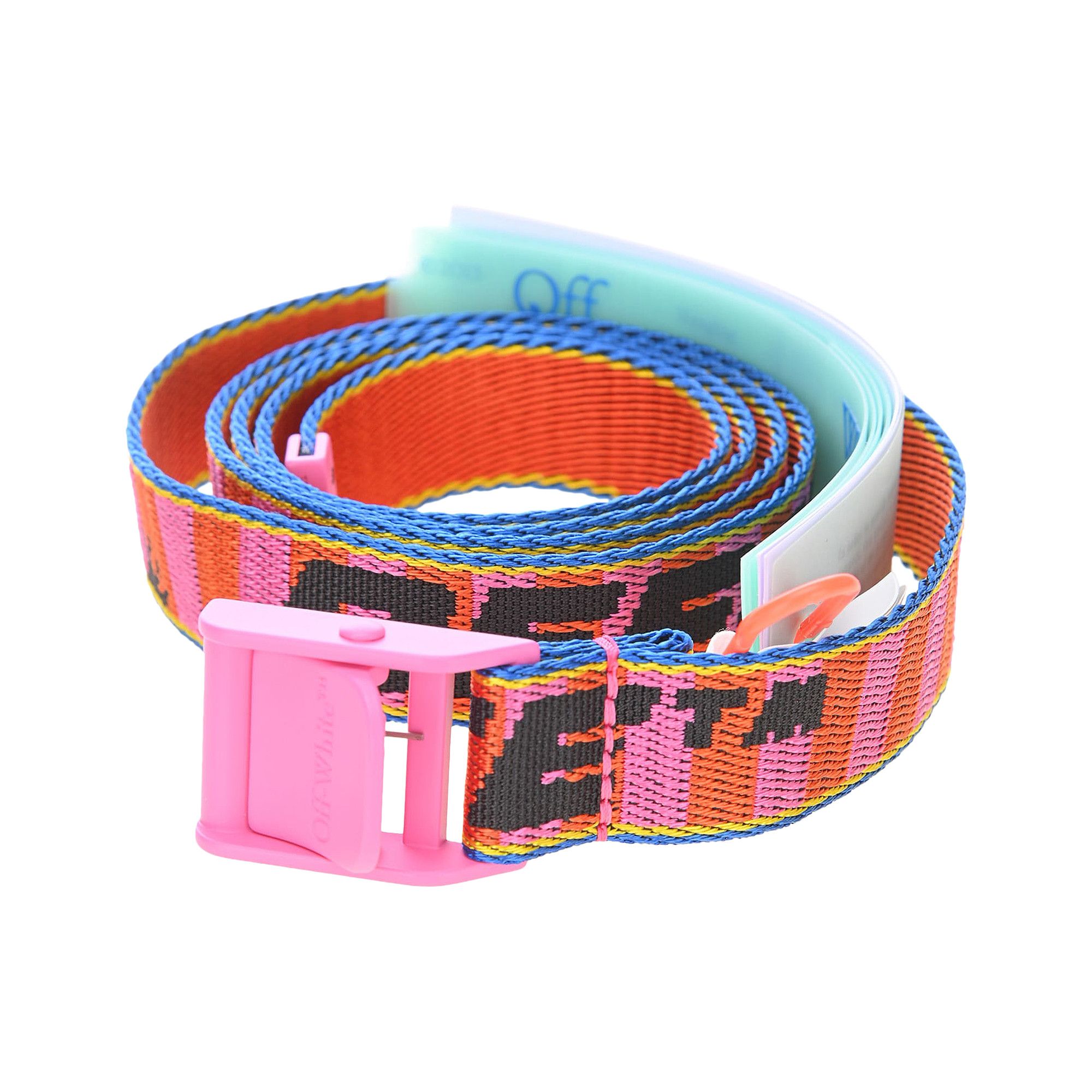 Ceinture off store white orange
